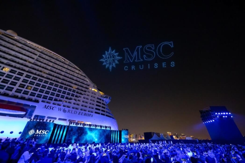 Церемония инаугурации лайнера MSC World Europa прошла в Дохе